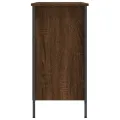 Armoire à chaussures chêne marron 100x35x70cm bois d'ingénierie