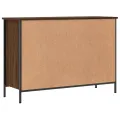 Armoire à chaussures chêne marron 100x35x70cm bois d'ingénierie