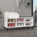 Armoire à chaussures Blanc 102x36x60 cm Bois d'ingénierie