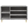Armoire à chaussures Sonoma gris 102x36x60 cm Bois d'ingénierie
