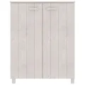 Armoire à chaussures HAMAR Blanc 85x40x108 cm Bois de pin