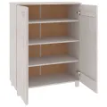 Armoire à chaussures HAMAR Blanc 85x40x108 cm Bois de pin