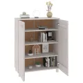Armoire à chaussures HAMAR Blanc 85x40x108 cm Bois de pin