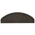 Tapis d'escalier autocollants 15 pcs anthracite 65x21x4 cm
