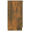 Meuble à chaussures Chêne fumé 59x35x70 cm Bois d'ingénierie