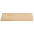 Tapis d'escalier autocollants 15 pcs 65x21x4 cm Beige clair