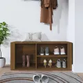 Armoire à chaussures Chêne marron 100x35x45cm Bois d'ingénierie