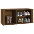 Armoire à chaussures Chêne marron 100x35x45cm Bois d'ingénierie