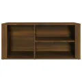Armoire à chaussures Chêne marron 100x35x45cm Bois d'ingénierie