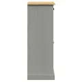 Armoire à chaussures VIGO gris 60x35x96 cm bois massif de pin