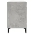 Armoire à chaussures Gris béton 102x36x60 cm Bois d'ingénierie