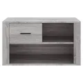 Armoire à chaussures Sonoma gris 80x35x45 cm Bois d'ingénierie