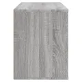 Armoire à chaussures Sonoma gris 80x35x45 cm Bois d'ingénierie