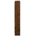 Armoire à chaussures Chêne fumé 59x17x108 cm Bois d'ingénierie