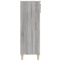 Armoire à chaussures Sonoma gris 40x36x105 cm Bois d'ingénierie