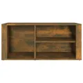 Armoire à chaussures Chêne fumé 100x35x45 cm Bois d'ingénierie
