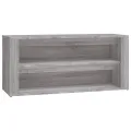 Étagère à chaussures Sonoma gris 100x35x45 cm Bois d'ingénierie