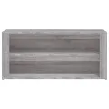 Étagère à chaussures Sonoma gris 100x35x45 cm Bois d'ingénierie