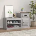 Armoire à chaussures sonoma gris 100x42x60 cm bois d'ingénierie