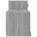 Armoire à chaussures sonoma gris 100x42x60 cm bois d'ingénierie