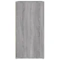 Meuble à chaussures Sonoma gris 60x35x70 cm Bois d'ingénierie