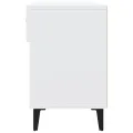 Armoire à chaussures Blanc 102x35x55 cm Bois d'ingénierie