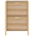 Armoire à chaussures 57,5x33x80 cm Bois d'ingénierie