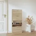Armoire à chaussures Chêne 59x17x150 cm Bois d'ingénierie