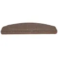 Tapis d'escalier 10 pcs 65x24x4 cm Marron café