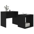 Ensemble de tables basses Noir 48x30x45 cm Aggloméré