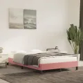 Cadre de lit Rose 120x200 cm Velours