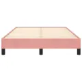 Cadre de lit Rose 120x200 cm Velours
