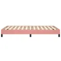 Cadre de lit Rose 120x200 cm Velours