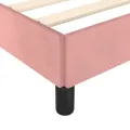 Cadre de lit Rose 120x200 cm Velours