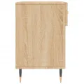 Banc à chaussures chêne sonoma 102x35x55 cm bois d'ingénierie