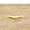 Banc à chaussures chêne sonoma 102x35x55 cm bois d'ingénierie