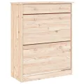 Armoire à chaussures ALTA 77x35x96 cm bois massif de pin