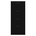 Armoire à chaussures Noir 63x24x147 cm Bois d'ingénierie