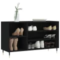 Armoire à chaussures Noir 102x36x60 cm Bois d'ingénierie