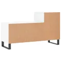 Armoire à chaussure Blanc brillant 102x36x60 cm Bois ingénierie