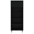Armoire à chaussures Noir 40x36x105 cm Bois d'ingénierie