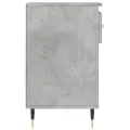 Armoire à chaussures Gris béton 102x36x60 cm Bois d'ingénierie
