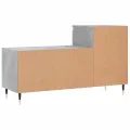 Armoire à chaussures Gris béton 102x36x60 cm Bois d'ingénierie