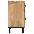 Table de chevet 50x33x60 cm bois de manguier massif