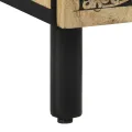 Table de chevet 50x33x60 cm bois de manguier massif