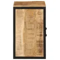 Armoire de salle de bain 40x30x50cm bois massif manguier et fer
