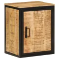 Armoire de salle de bain 40x30x50cm bois massif manguier et fer