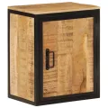 Armoire de salle de bain 40x30x50cm bois massif manguier et fer