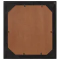 Miroir de salle de bain 55x1x60cm verre et bois massif manguier