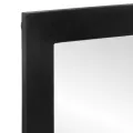 Miroir de salle de bain 55x1x60cm verre et bois massif manguier